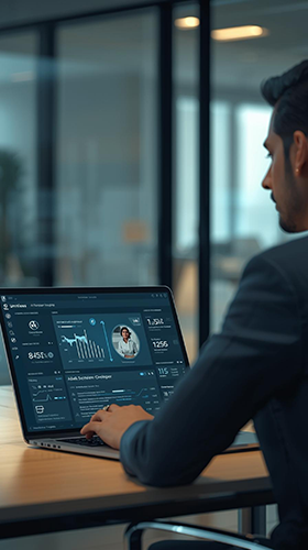 BinQle AI candidate assessment dashboard