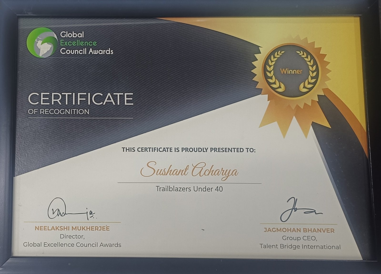 Trailblazers Under 40 — Global Excellence Council Awards 2026 - Photo 2